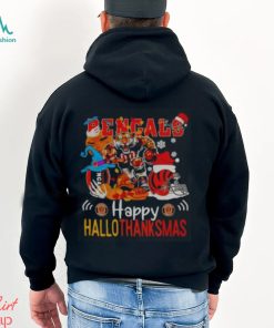 Cincinnati Bengals Mascot Happy Hallothanksmas Shirt