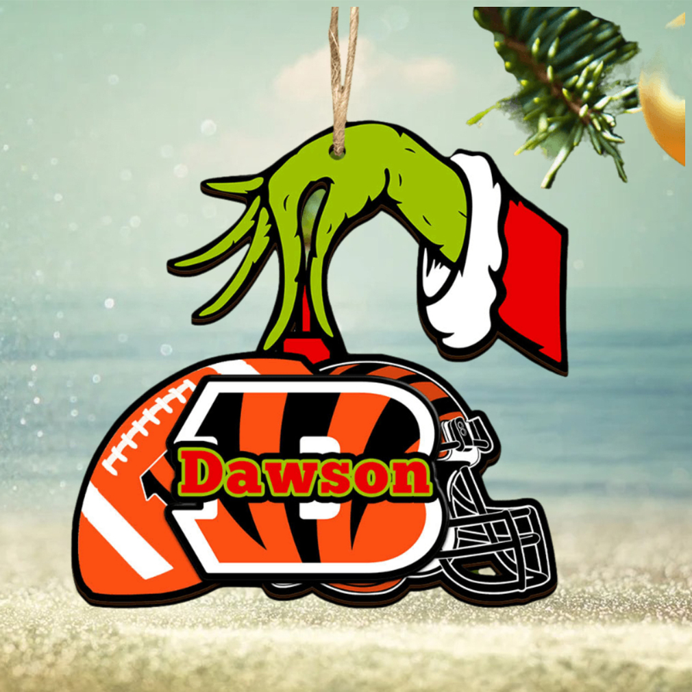 Cincinnati Bengals NFL Grinch Personalized Ornament SP121023103ID03 Cincinnati Bengals NFL Grinch Personalized Ornament SP121023103ID03