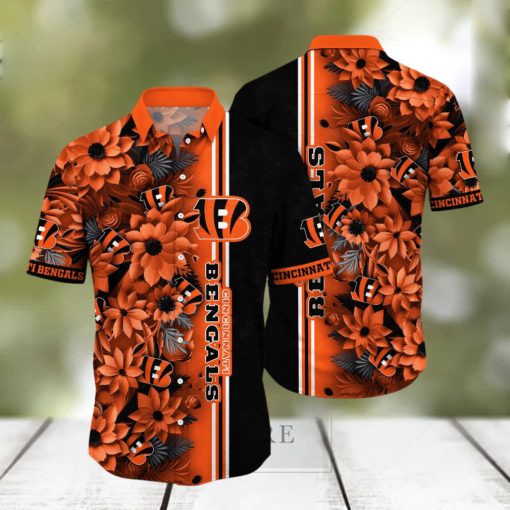 Cincinnati Bengals NFL Hawaiian Shirt Custom Shorts Aloha Shirt