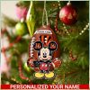 New England Patriots Personalized Your Name Mickey Mouse And NFL Team Ornament SP161023181ID03