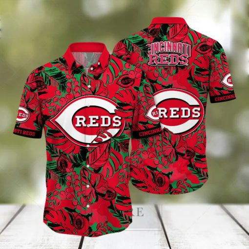 Cincinnati Reds MLB Hawaiian Shirt Travel Aloha Shirt