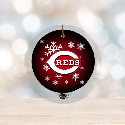 Cincinnati Reds MLB Xmas Gifts For Fan Christmas Tree Decorations Ornament