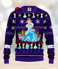 Cinderella Purple Ugly Christmas Sweater Impressive Gift For Men And Women