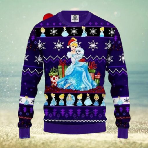 Cinderella Purple Ugly Christmas Sweater Impressive Gift For Men And Women