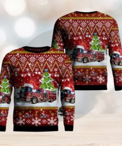 City of Madison Fire Department AOP Sweater Christmas Gift Sweater