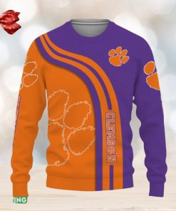 Clemson Tigers Sports American Teams Gift For Fan Road To Champion Knitted Christmas Sweater