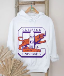 Clemson Tigers University inspired clock Tower shirt for gift