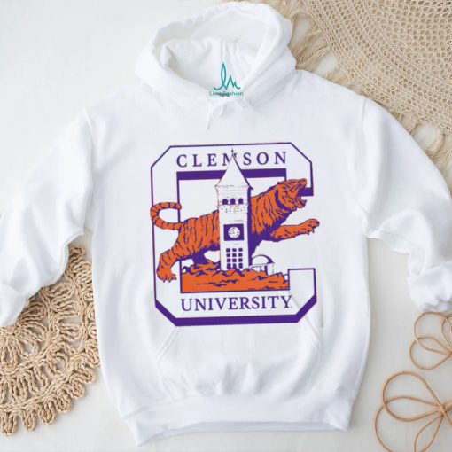 Clemson Tigers University inspired clock Tower shirt for gift