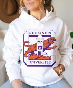 Clemson Tigers University inspired clock Tower shirt for gift