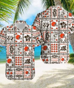 Cleveland Browns High Quality Hawaiian Shirt And Short For Men Gift, Short Beach For Family Christmas