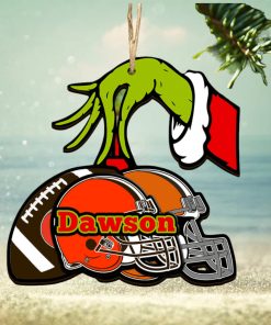 Cleveland Browns NFL Grinch Personalized Ornament SP121023104ID03