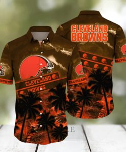 Cleveland Browns NFL Hawaiian Shirt Sunkissed Aloha Shirt