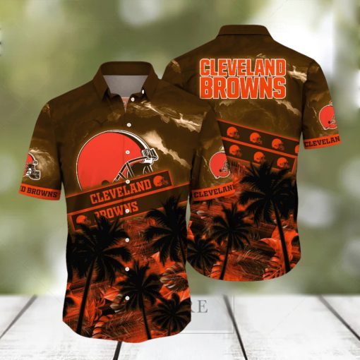 Cleveland Browns NFL Hawaiian Shirt Sunkissed Aloha Shirt