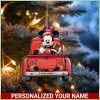 Green Bay Packers NFL Mickey Ornament Personalized Your Name SP12102342ID05