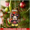Personalized Mickey Family Ornament, Mickey Christmas Ornament
