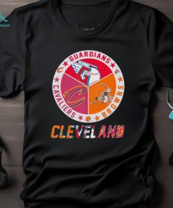 Cleveland Cavaliers Cleveland Guardians Cleveland Browns logo shirt