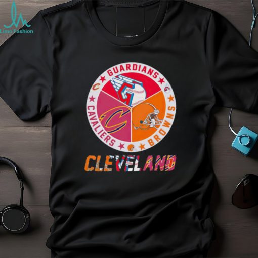 Cleveland Cavaliers Cleveland Guardians Cleveland Browns logo shirt