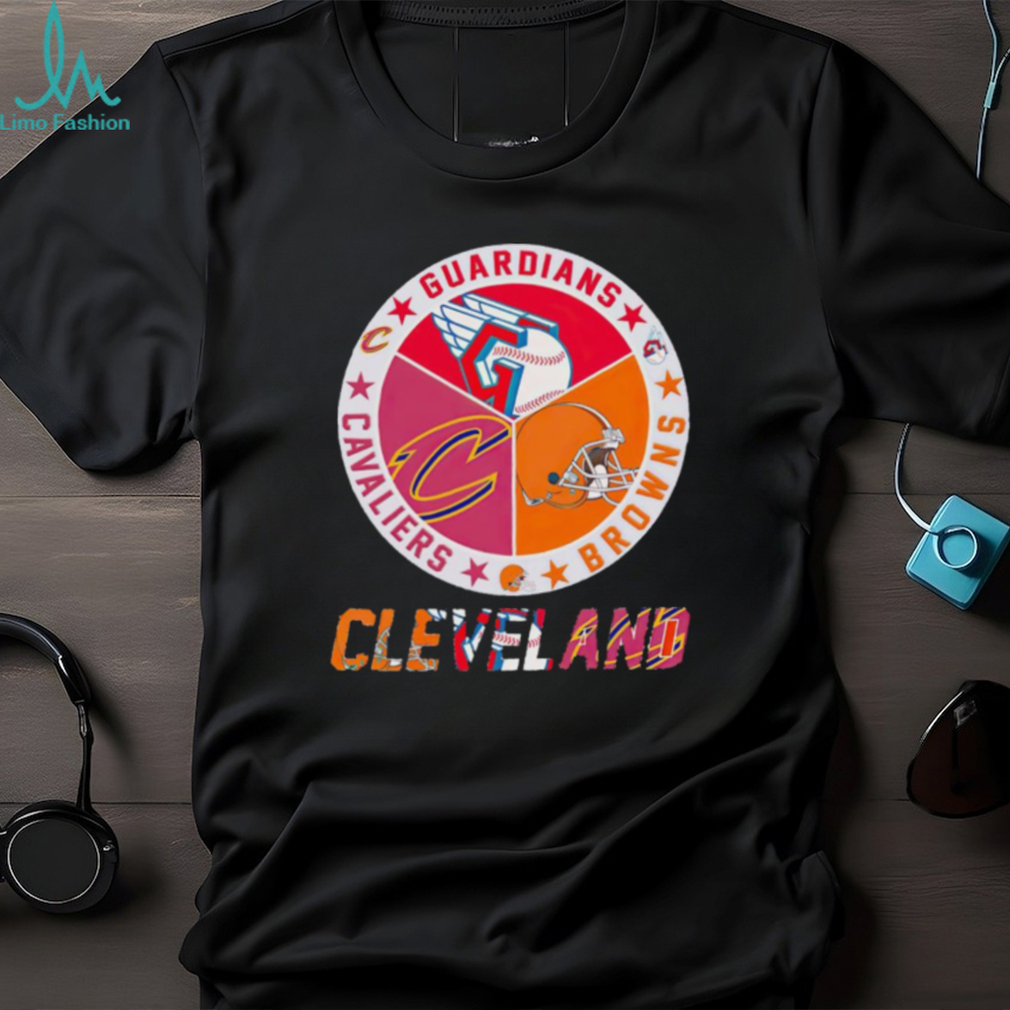 Cleveland Guardians, Browns and Cavs T-Shirt - Cleveland Guardians -  Sticker