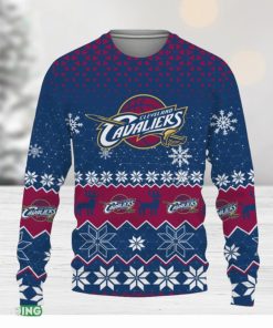 Cleveland Cavaliers Sports Football American Knitted Christmas 3D Sweater Gift Holidays