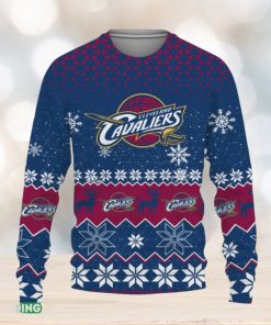 Cleveland Cavaliers Sports Football American Knitted Christmas 3D Sweater Gift Holidays