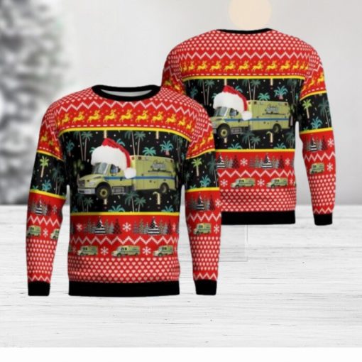 Cleveland Ems Christmas Ugly Sweater 3D Gift For Men And Women