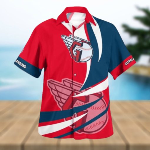 Cleveland Guardians Collar 3D Hawaiian Shirt Best For Fans Beach Gift For Men And Women