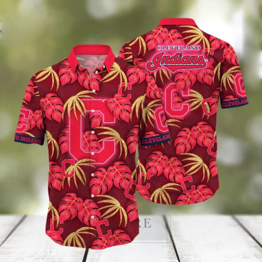 Cleveland Indians MLB Hawaiian Shirt Sunning Aloha Shirt