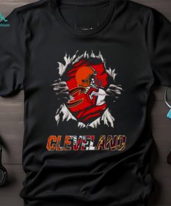 Cleveland cavaliers Cleveland guardians Cleveland browns ripping tearing through logo batman Shirt