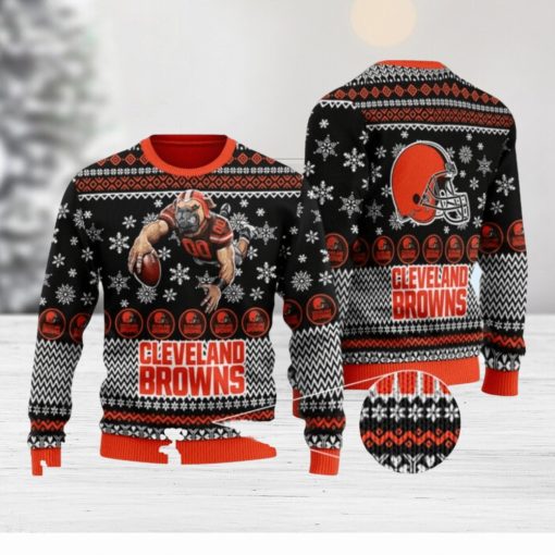 Cleverland Browns Ugly Christmas Sweater