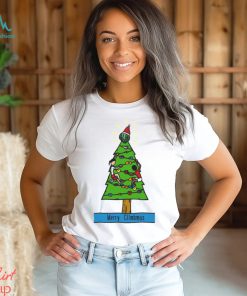 Climbing Bouldering Christmas Tree Vegetarian Version shirt