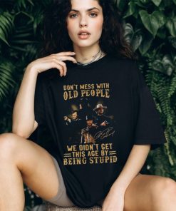 Clint Eastwood Don’t Mess With Old People We Didn’t Get This Age By Being Stupid Shirt, hoodie, sweater, long sleeve and tank top Clint Eastwood Don’t Mess With Old People We Didn’t Get This Age By Being Stupid Shirt
