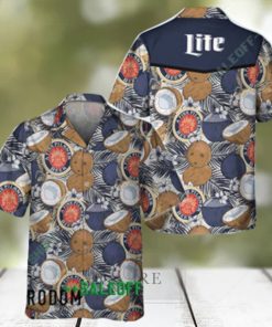 Coconuts Tropical Beach Miller Lite Hawaiian Shirt