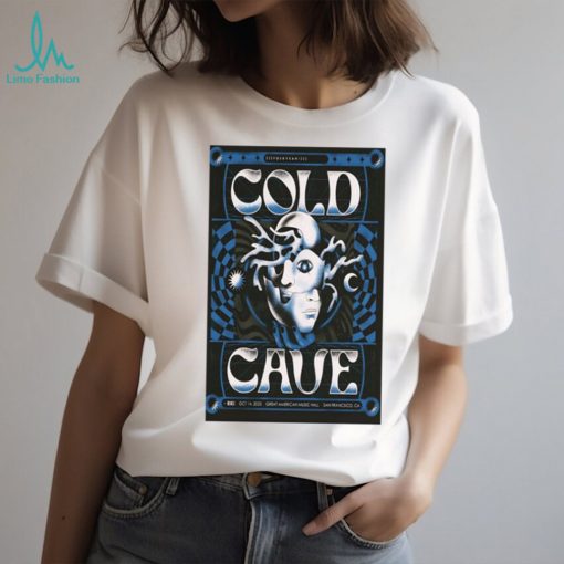 Cold Cave Great American Music Hall Oct 14, 2023 Poster shirt