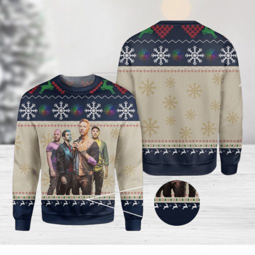 ColdPlay Christmas Knitted Christmas 3D Sweater For Fans