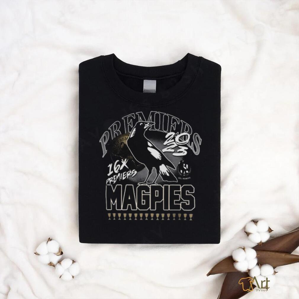 Collingwood 2023 Premiers Adults Medallion T shirt Collingwood 2023 Premiers Adults Medallion T shirt