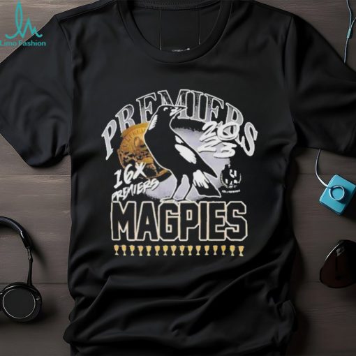 Collingwood 2023 Premiers Adults Medallion T shirts