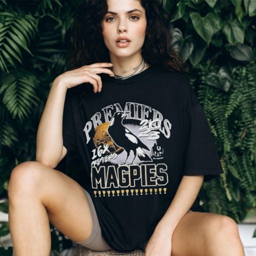 Collingwood 2023 Premiers Adults Medallion T shirts