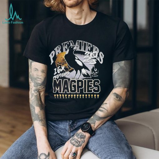 Collingwood 2023 Premiers Adults Medallion T shirts