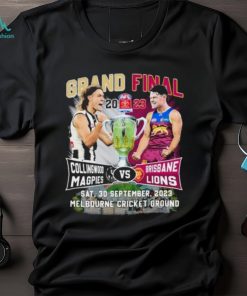 Collingwood Magpies vs Brisbane Lions 2023 Grand Final Melbourne Cricket Ground Stadium shirt