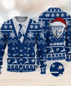 Colomiers Rugby Logo For Fans Santa Hat Ugly Christmas Sweater New Gift For Men And Women