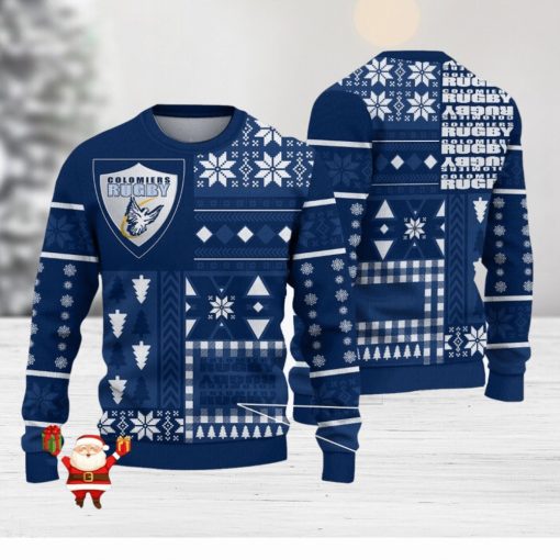 Colomiers rugby Vintage Top 14 Pro D2 Ugly Sweaters Gift For Fans Christmas Sweatshirt