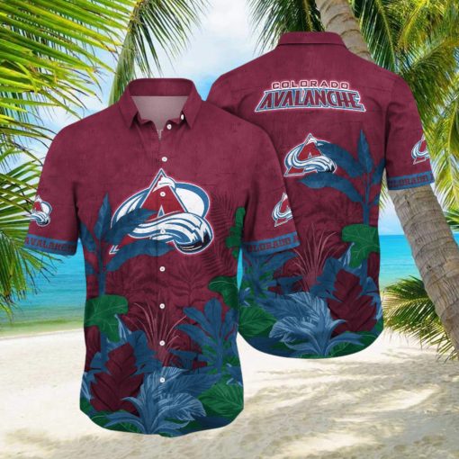 Colorado Avalanche NHL Hawaiian Shirt Golden Hour Aloha Shirt