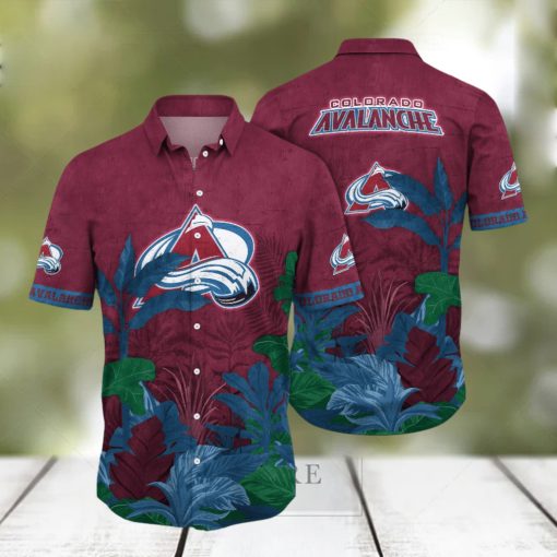 Colorado Avalanche NHL Hawaiian Shirt Golden Hour Aloha Shirt