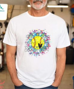 Colorful Baseball & Softball T Shirt
