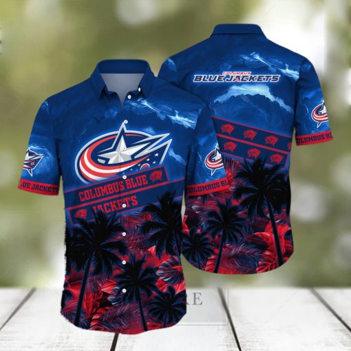 Columbus Blue Jackets NHL Hawaiian Shirt Ice Cream Seasontime Aloha Shirt