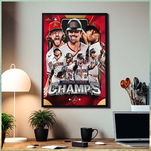 Congrats Arizona Diamondbacks MLB National League Champions 2023 Poster Canvas