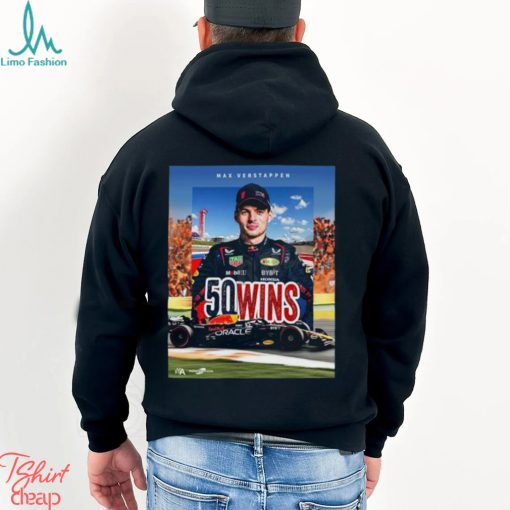 Congratulations Max Verstappen 50 Wins T Shirt United States GP 2023