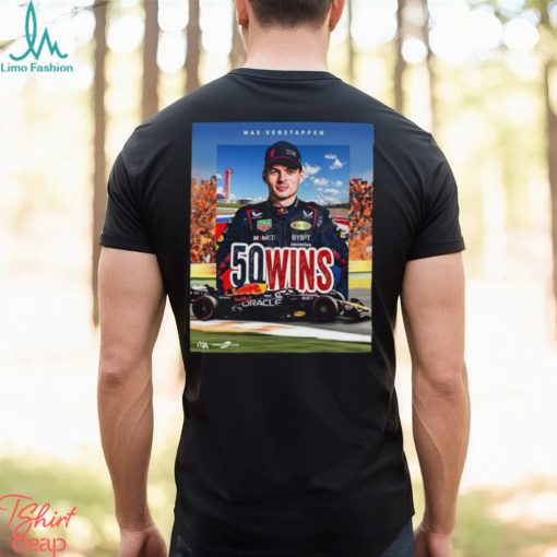 Congratulations Max Verstappen 50 Wins T Shirt United States GP 2023