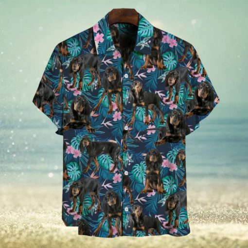 Coonhound Tropical Hawaiian Shirt V1 Gift For Men And Women, Pet Lover