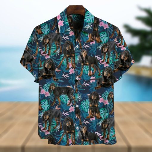 Coonhound Tropical Hawaiian Shirt V1 Gift For Men And Women, Pet Lover